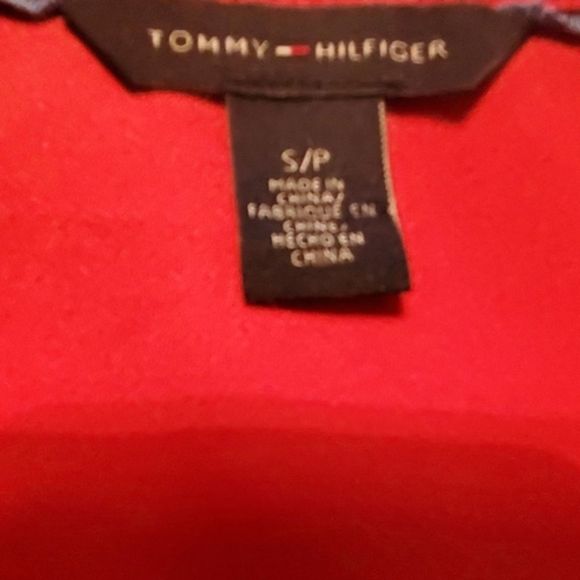 Tommy Hilfiger Red White Stripe L/Sleeve Top S - Picture 3 of 3
